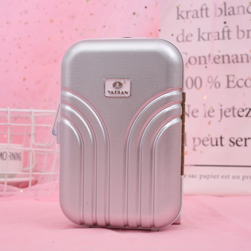 Glazbena kutija za nakit s dizajnom kofera, materijal plastika, stil moderni minimalistizam, pakiranje karton