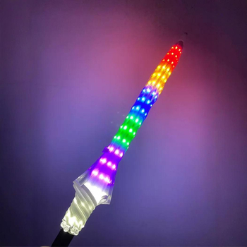 LED esernyő automatikus nyitással, átlátszó POE borítás, 8 merevítő, egyenes nyél, gyerekeknek