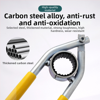 Cheie multifuncțională pentru aeratorul robinetului – instrument pentru demontarea filtrului, slăbirea ieșirii chiuvetei, oțel din carbon / aliaj de zinc