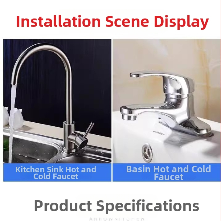 Țeavă de intrare pentru apă caldă și rece, din oțel inoxidabil împletit 304, conexiune cu un singur orificiu, brand Liansu, stil modern minimalist