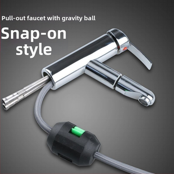 Accesorii pentru robinetul de bucătărie - Robinet cu extensie pentru chiuvetă, greutate de tracțiune telescopică, Material: Altul, Stil: Modern minimalist