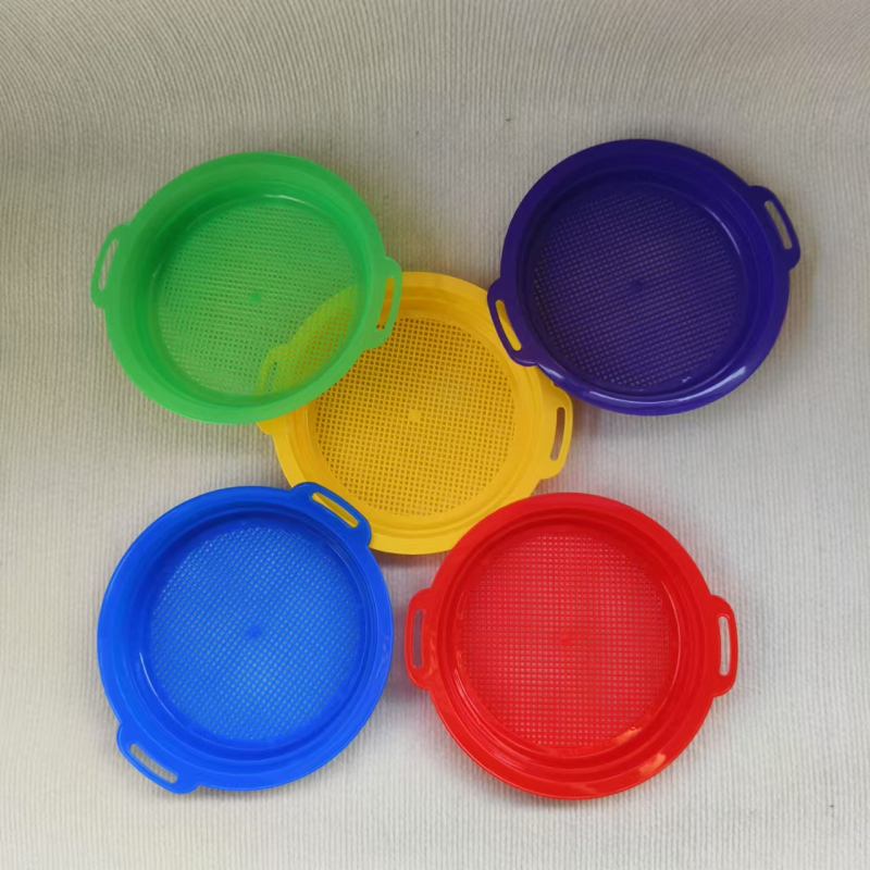 Plažni set s mrežicom za pijesak i lopaticom za igru s vodom – PP plast, za djecu 4–6 godina