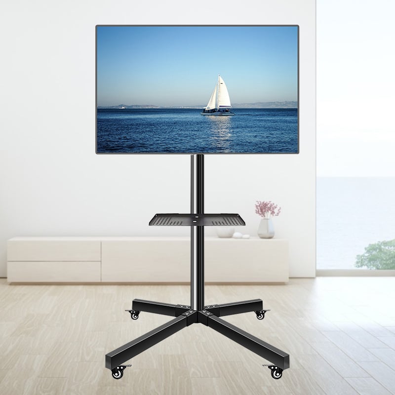 PTS001-1 Podni stalak za LCD TV s mobilnim vertikalnim kolom za prikaz