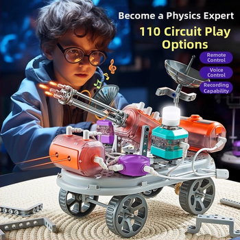 Elektronički građevinski blokovi za obrazovnu igru uzrast 7-14, ABS, 38-50 komada, snimanje i zvukovne funkcije