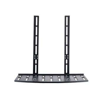 STB105 držač za TV set-top box, bez bušenja, visinski prilagodljiv, metalni nosač, nosivost 5-10 kg