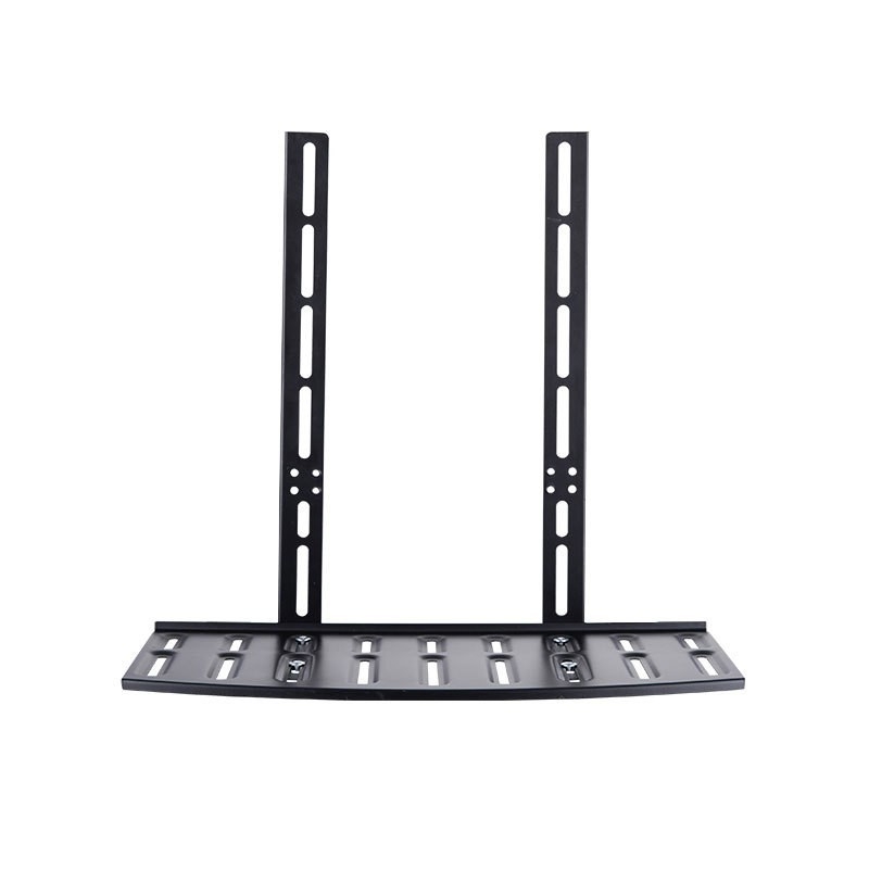 STB105 držač za TV set-top box, bez bušenja, visinski prilagodljiv, metalni nosač, nosivost 5-10 kg