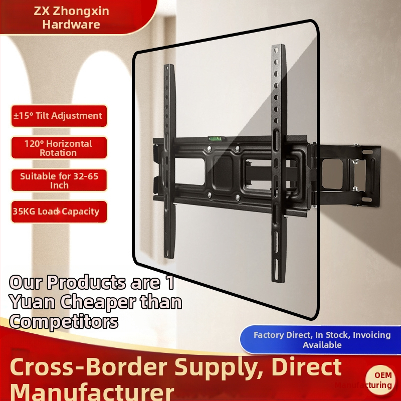 Teleskopski rotirajući zidni nosač za TV ZX-105, univerzalni nosač monitora