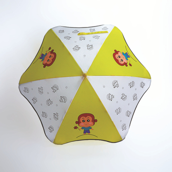 Umbrelă pentru copii cu mâner lung, sigură și ușoară, cu 8 spițe, material poliester 210T, deschidere și închidere manuală, imprimare logo, personalizare