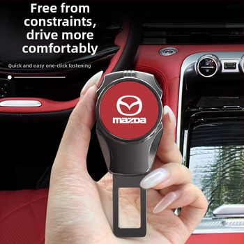 Screen Mark Produžni nastavak sigurnosnog pojasa za automobil - Cinkova legura + gornji sloj kože, Model 202507072107, Moguće ispis logotipa, Ekskluzivni prekogranični dobavljač