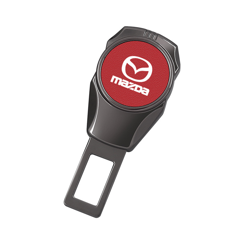 Screen Mark Produžni nastavak sigurnosnog pojasa za automobil - Cinkova legura + gornji sloj kože, Model 202507072107, Moguće ispis logotipa, Ekskluzivni prekogranični dobavljač