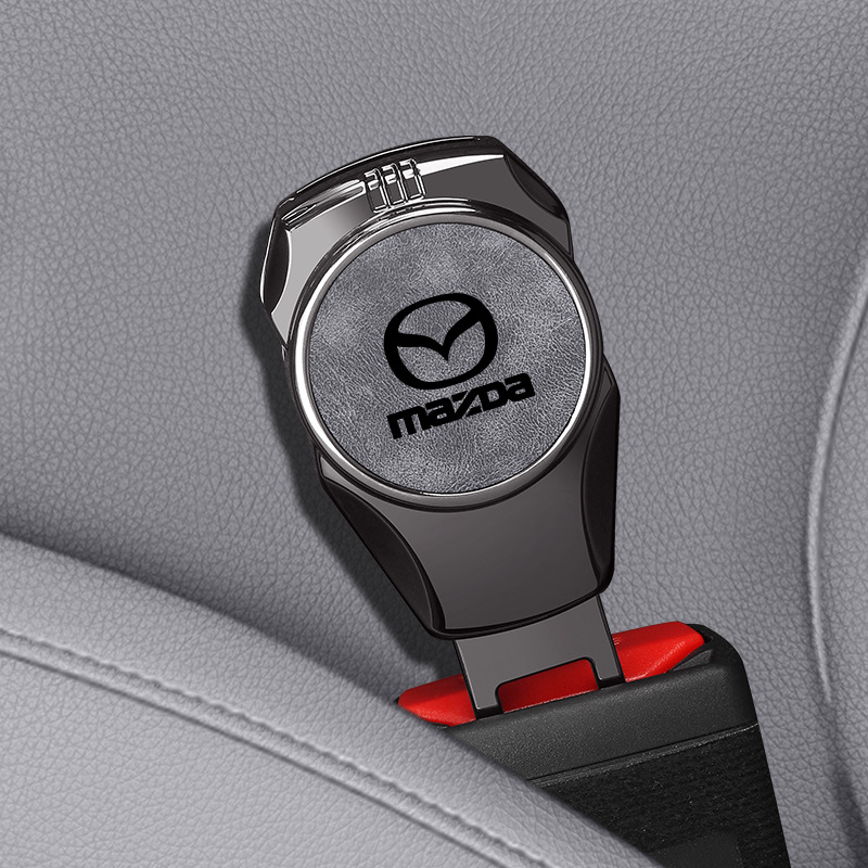 Screen Mark Produžni nastavak sigurnosnog pojasa za automobil - Cinkova legura + gornji sloj kože, Model 202507072107, Moguće ispis logotipa, Ekskluzivni prekogranični dobavljač