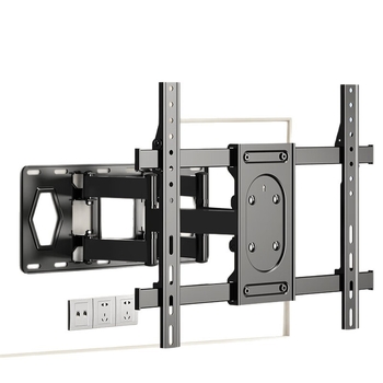 CH-580 falra szerelhető TV-tartó, terhelhetőség több mint 15 kg, hidegen hengerelt acélból, mechanikus beállítású, univerzális televíziókhoz és monitorokhoz