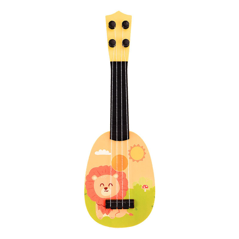 Dječja ukulele gitara s crtanim dizajnom – igračka za početnike