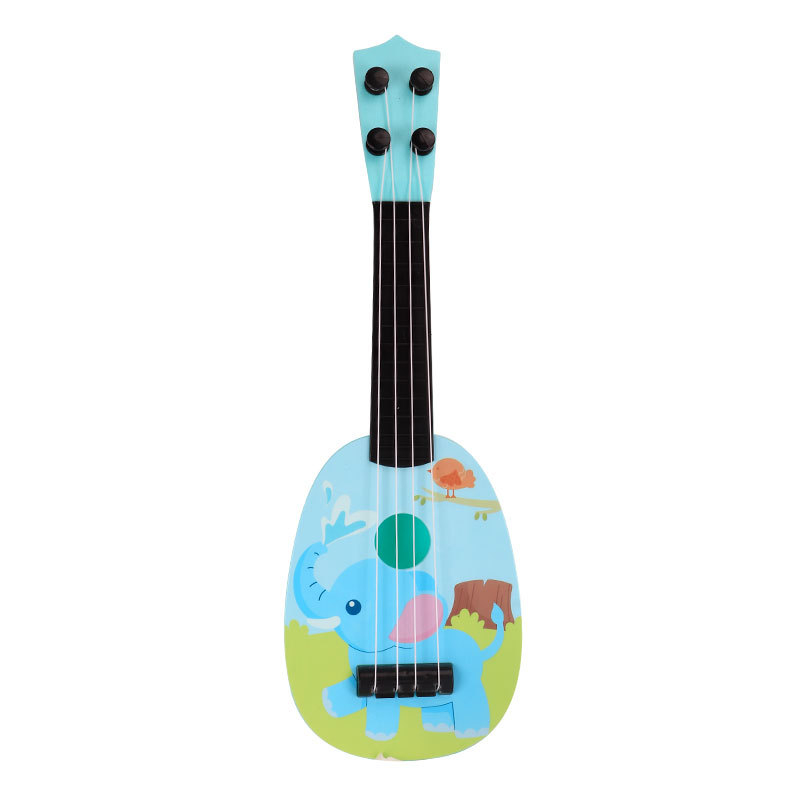Dječja ukulele gitara s crtanim dizajnom – igračka za početnike