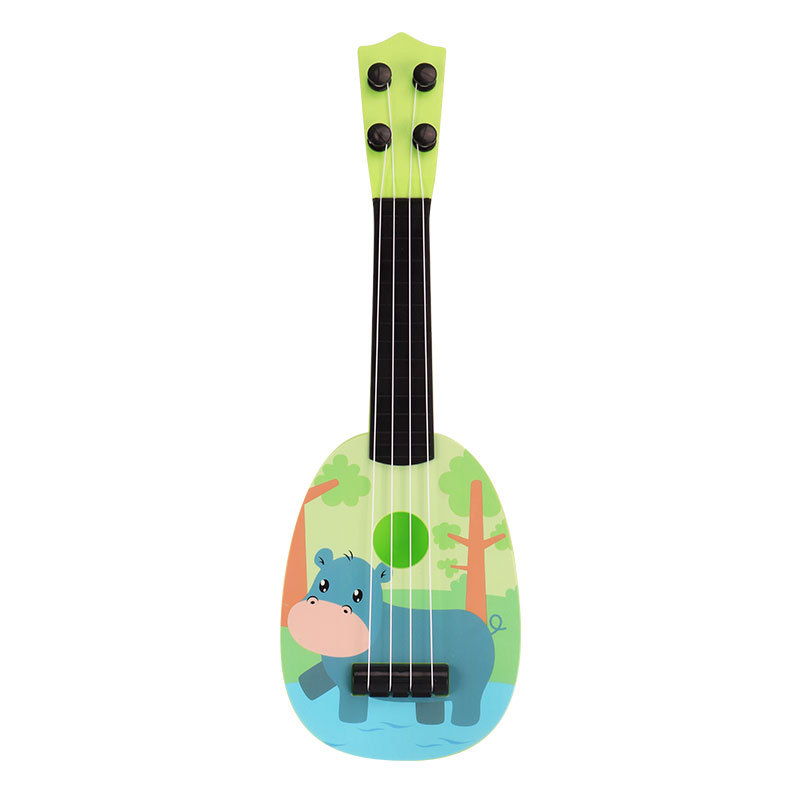 Dječja ukulele gitara s crtanim dizajnom – igračka za početnike