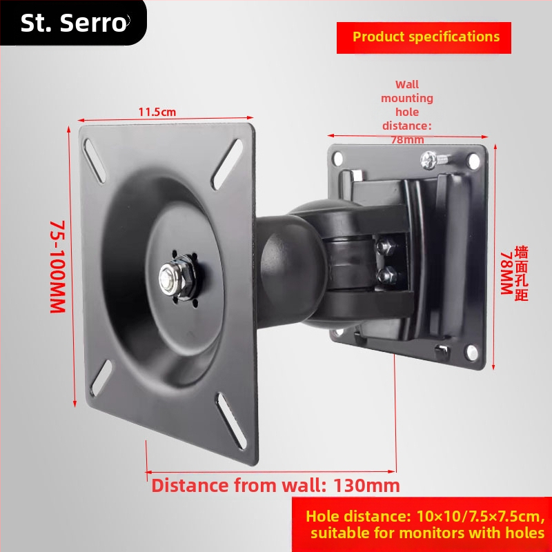 Stojan na počítačový monitor QM10 — plne kovový, otočný, s horizontálnou a vertikálnou rotáciou