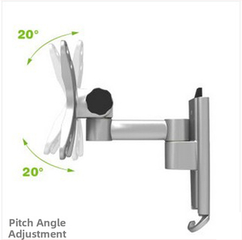 Gibbon L03 nástenný držiak na TV z hliníkovej zliatiny, skladací, nosnosť 18 kg