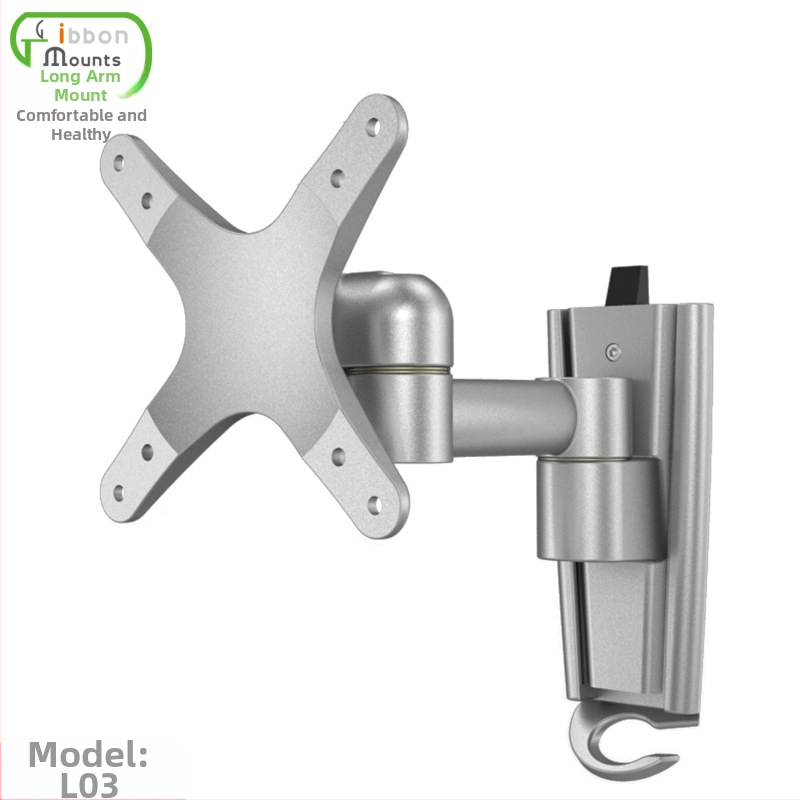 Gibbon L03 nástenný držiak na TV z hliníkovej zliatiny, skladací, nosnosť 18 kg