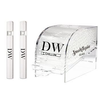 DW üvegpipa Og001, magas boroszilikat üveg, átlátszó, egyenes kialakítás, 1000 db kartononként