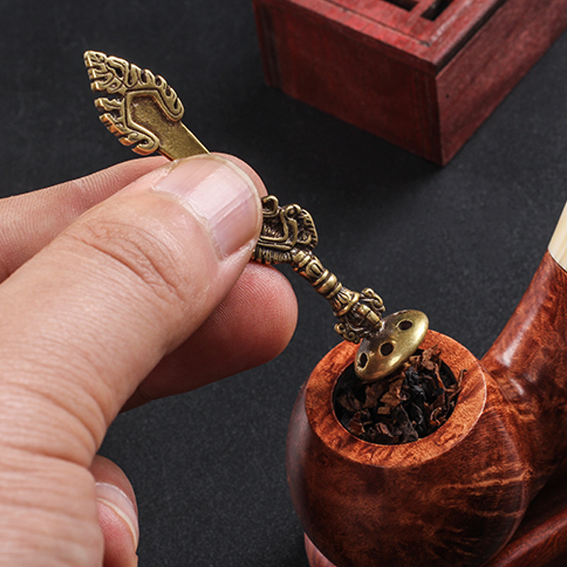 Réz üreges nyomórú a pipához, tűzálló kialakítású, testreszabható kiegészítő Új kínai stílusban