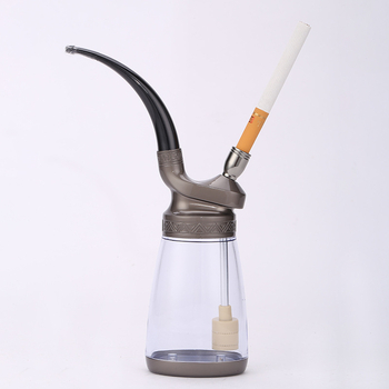 Bronz hookah újrahasználható mosható szájfiltrrel (bronz és műanyag)