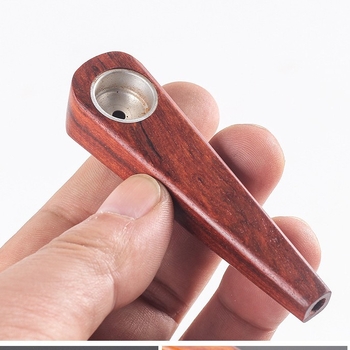 Pipa od mahagonijskog drveta — moderni, jednostavan dizajn, bez prilagodbi, nije uvozena