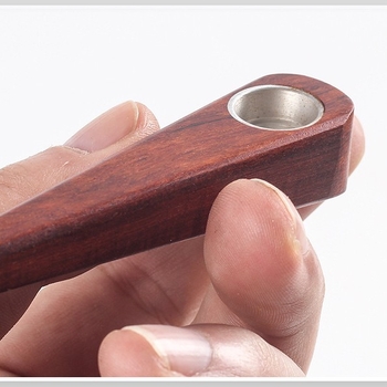 Pipa od mahagonijskog drveta — moderni, jednostavan dizajn, bez prilagodbi, nije uvozena