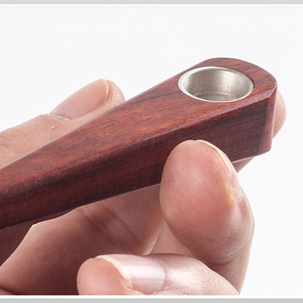 Pipa od mahagonijskog drveta — moderni, jednostavan dizajn, bez prilagodbi, nije uvozena