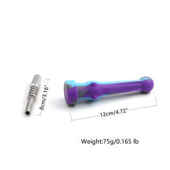 Silikonski set za pušenje s mogućnošću otiska logotipa, višekratna upotreba, kutija od 250 komada