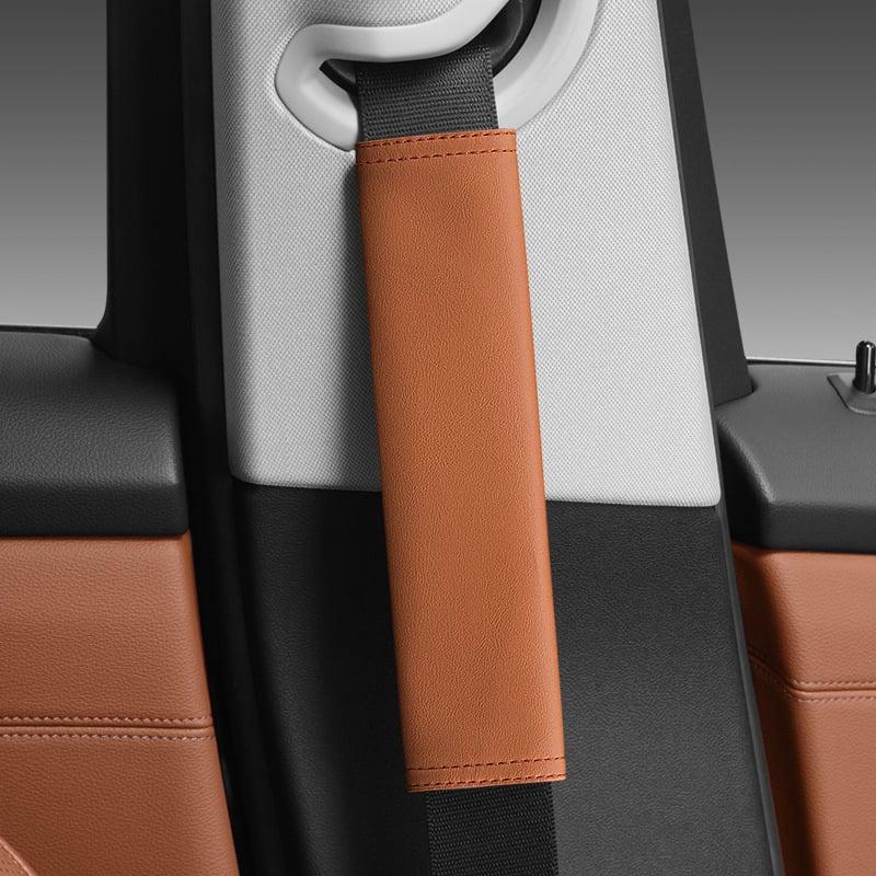 Autó biztonsági öv vállpárna, 100% pamut, praktikus belső kiegészítő, logónyomtatás elérhető