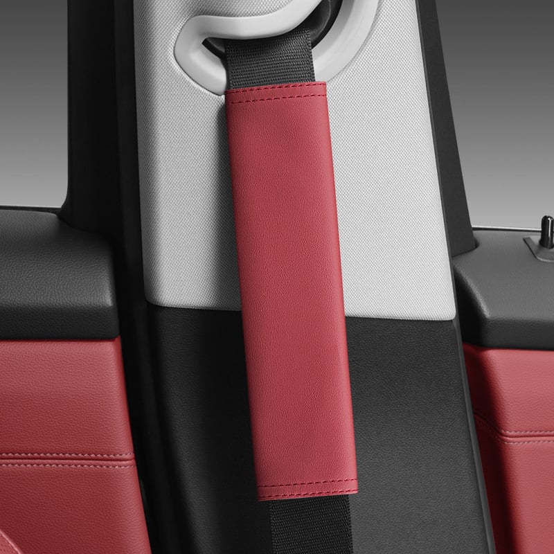 Autó biztonsági öv vállpárna, 100% pamut, praktikus belső kiegészítő, logónyomtatás elérhető