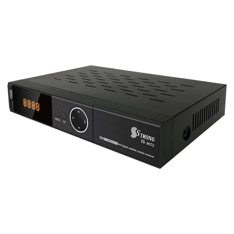 DVB-T2S2 TV set-top box TG-4672, ανάλυση 1920x1080, θύρες USB/WiFi/HDMI/AV, 256MB RAM, ενσωματωμένη μνήμη flash