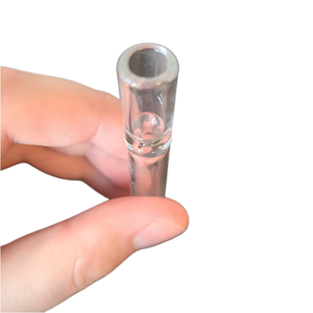 Üvegpipa egyenes dizájnnal (magas boroszilikát üveg; újrahasználható; testreszabható logó)