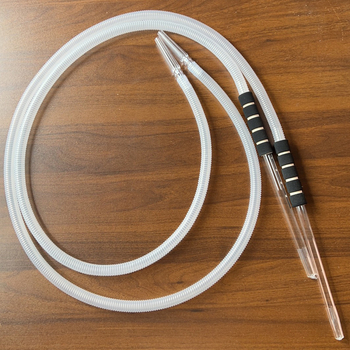 Üvegből készült vízipipa – teljes készlet üveges fogantyúval, modell 418901, logónyomás elérhető, 100 darabos doboz