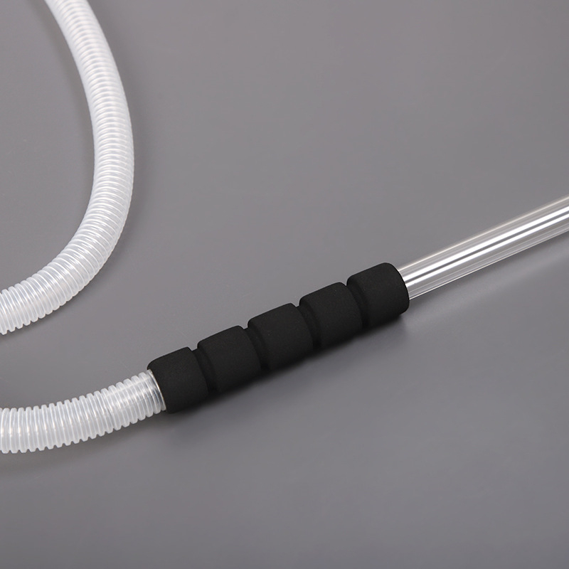 Üvegből készült vízipipa – teljes készlet üveges fogantyúval, modell 418901, logónyomás elérhető, 100 darabos doboz