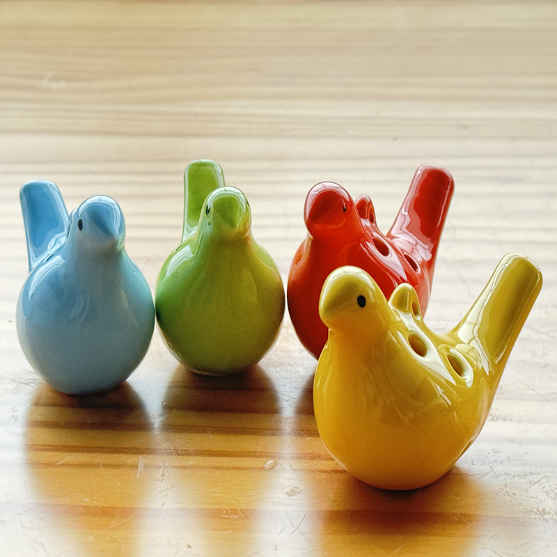 Beidi keramička ocarina, 6 rupa, s užetom i glazbom, kartonsko pakiranje