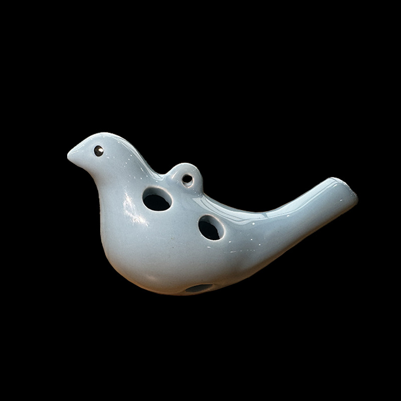 Beidi keramička ocarina, 6 rupa, s užetom i glazbom, kartonsko pakiranje