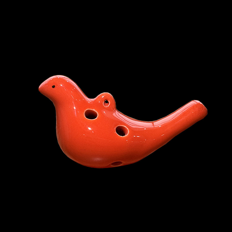 Beidi keramička ocarina, 6 rupa, s užetom i glazbom, kartonsko pakiranje