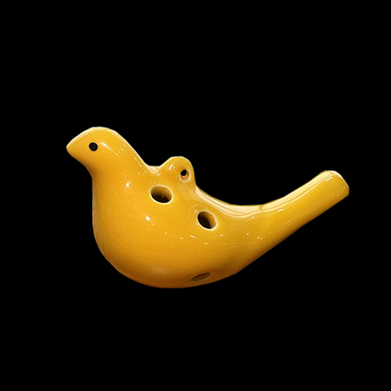 Beidi keramička ocarina, 6 rupa, s užetom i glazbom, kartonsko pakiranje
