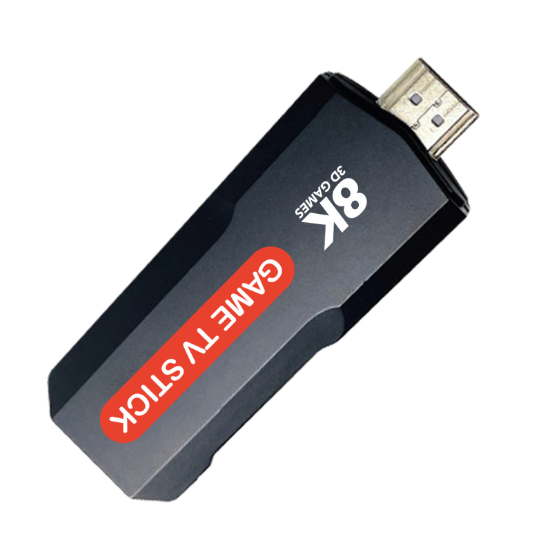 Igralna konzola s bežičnim dvostrukim kontrolerima za dva igrača, arkadni dvostruki sustav, 64GB interna memorija, HDMI izlaz 1080P/720P