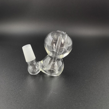 Bong üvegből készült, buborékfej szűrő, újrahasználható, termékkód Bwl2001, modern minimál stílus