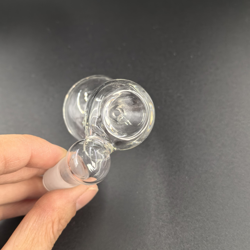 Bong üvegből készült, buborékfej szűrő, újrahasználható, termékkód Bwl2001, modern minimál stílus
