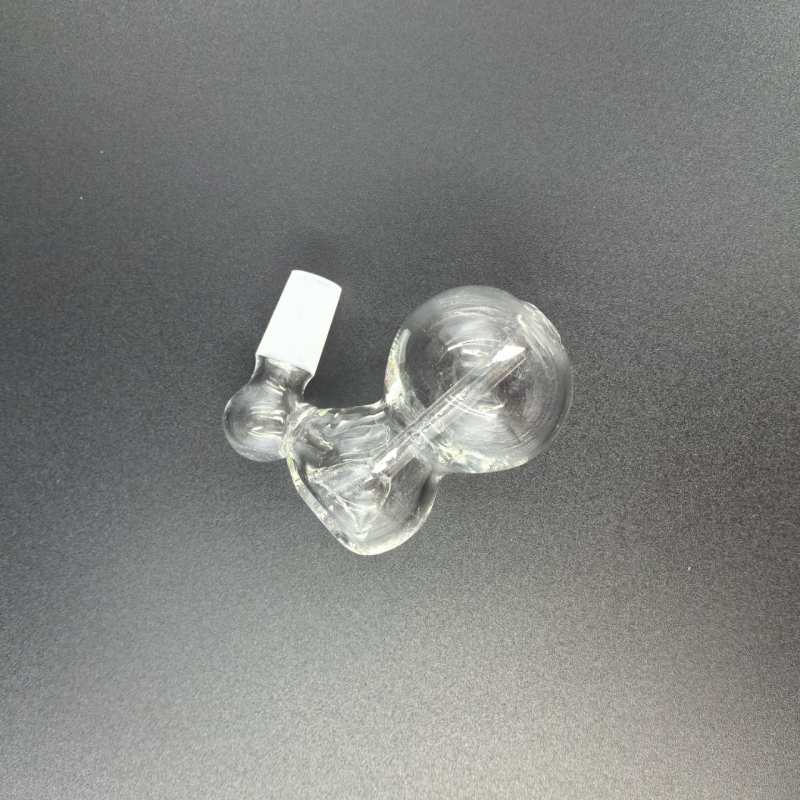 Bong üvegből készült, buborékfej szűrő, újrahasználható, termékkód Bwl2001, modern minimál stílus