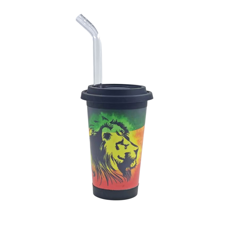 Szilikon dohányzókészlet – teáskészlet tejjel, vízcső, dohányzó pipa (Amerikai stílus)