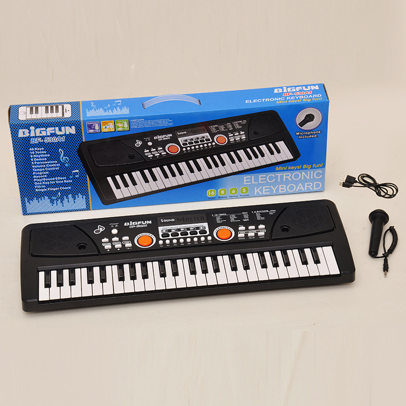 Elektronički organ igračka za djecu 4-6 godina, plastična konstrukcija, 3C igračka, pakiranje u šarenoj kutiji