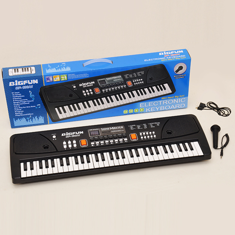 Elektronički organ igračka za djecu 4-6 godina, plastična konstrukcija, 3C igračka, pakiranje u šarenoj kutiji