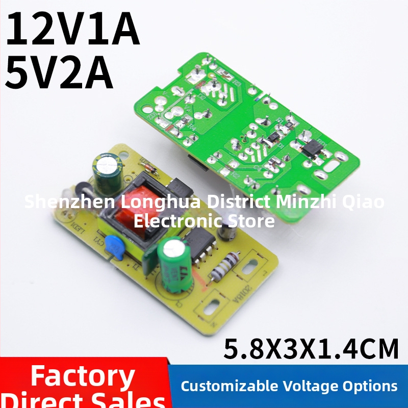 Doska s prepínaným napájaním, Jolda, výstupy 5V2A a 12V1A, nominálny výkon 12W, presnosť výstupu 98%, jednofázové, úroveň ochrany 5