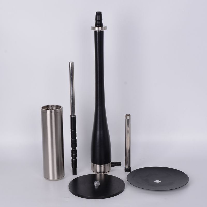 Set nargile od drveta i nehrđajućeg čelika, Keao AH-56974, porijeklo Zhejiang, 4 komada