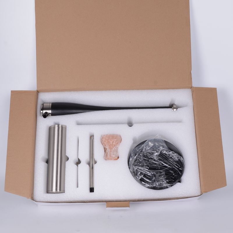 Set nargile od drveta i nehrđajućeg čelika, Keao AH-56974, porijeklo Zhejiang, 4 komada
