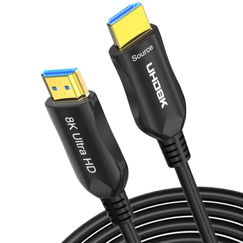 HDMI οπτικό καλώδιο, HDMI–HDMI, 8K συμβατό, HDMI 2.1, επιχρυσωμένοι συνδέτες, μήκος έως 100 μ